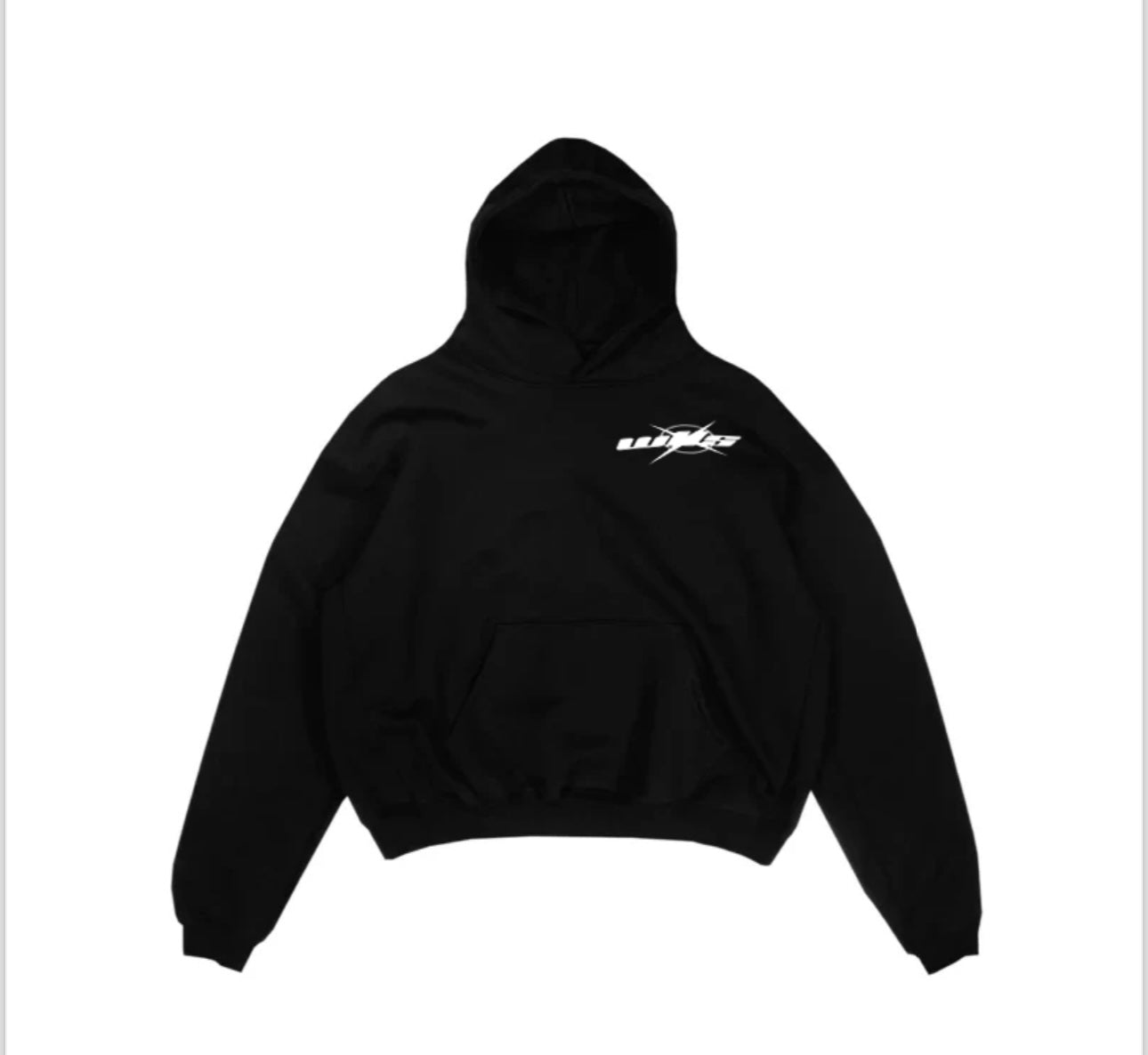 WLLS -HOODIE LOVE THE HATE BLACK